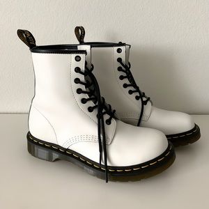 White Dr. Martens boots (women’s)